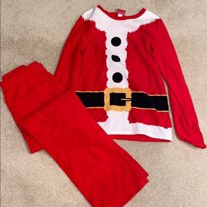 Fleece Santa Pj Set